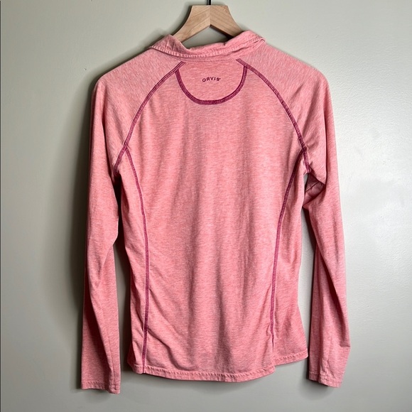 Orvis Trout Bum Quarter Zip Women's Pink Top Small - Picture 7 of 7